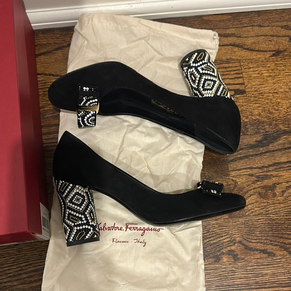 Salvatore Ferragamo Black Women's Shoes - Picture 6 of 11